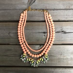 Anthropologie Beaded Jewel Necklace